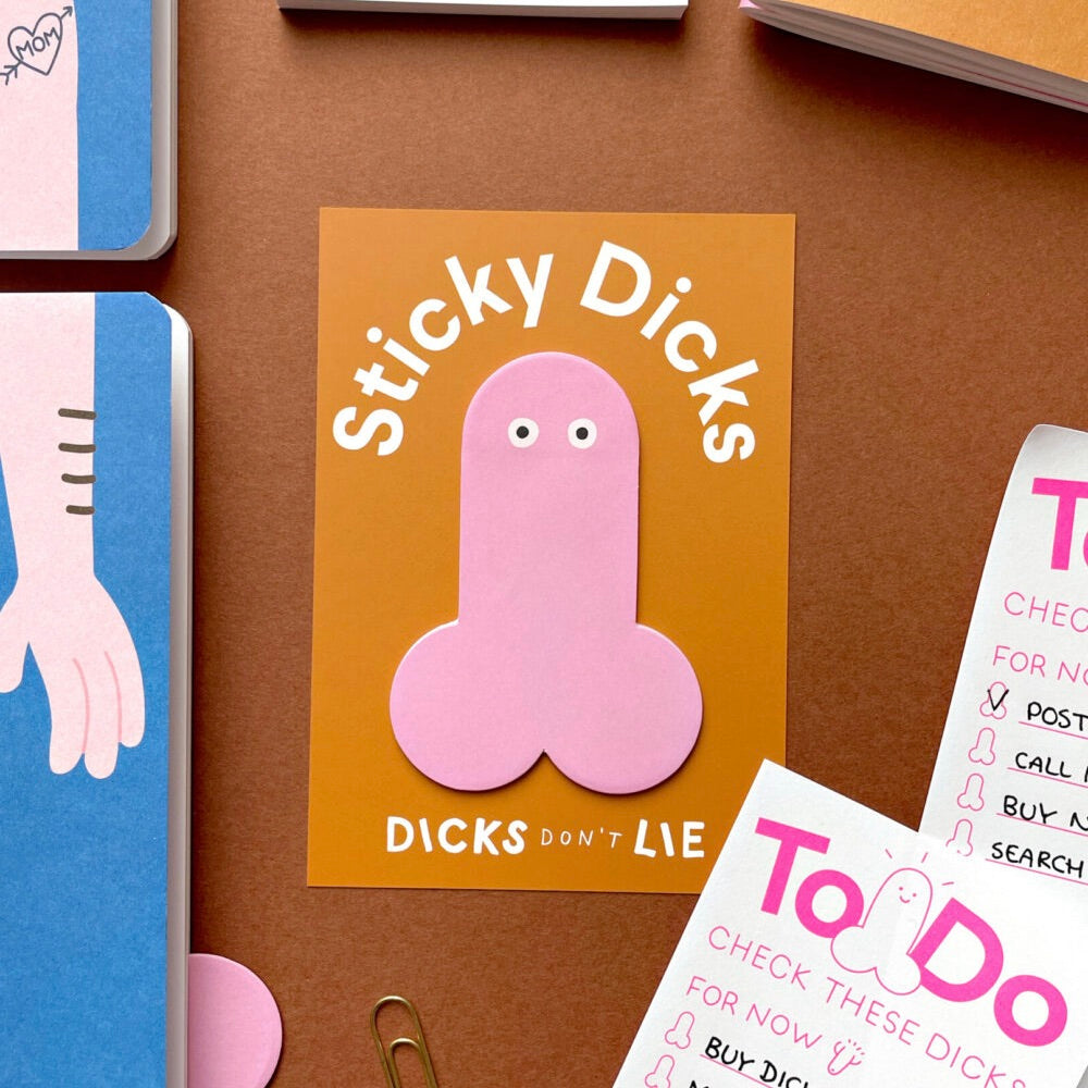Dicks Don´t Lie Memo Notes "Sticky Dicks" | Witzige Haftnotizen von Dicks Don't Lie