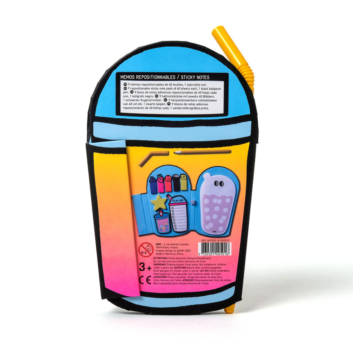 OMY Haftnotizen „Sticky Notes Bubble“ | Bunte Notes | OMY