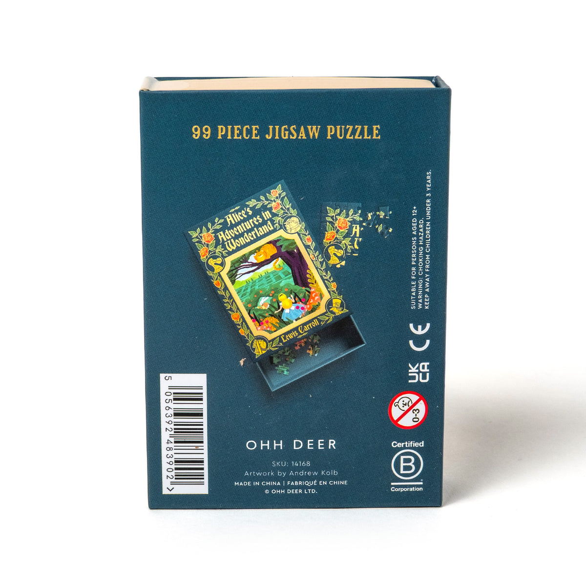 Puzzle “Alice's Adventures in Wonderland” 99 Teile | Mini Puzzle | Ohh Deer