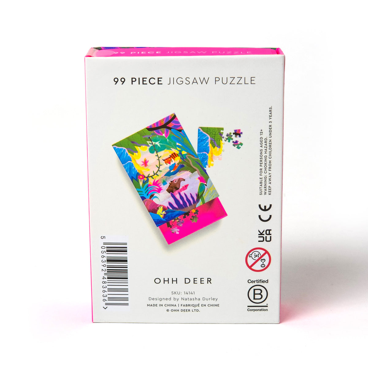 Puzzle “Animals of the Sumatran” 99 Teile | Mini Puzzle | Ohh Deer