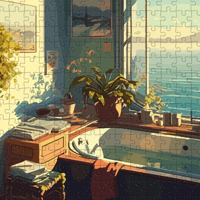 Piece & Love Puzzle Piece & Love "Bath" | 1000 Teile, Lustig, Kreatives Design