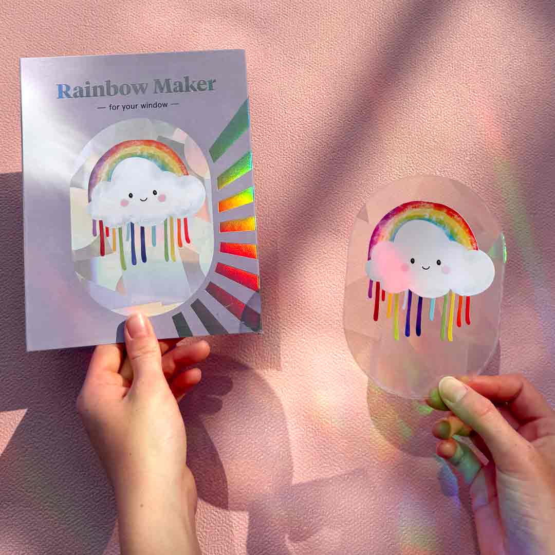 Botanopia Rainbow-Sticker Botanopia „Rainbow Drizzle“ | Regenbogen für dein Fenster