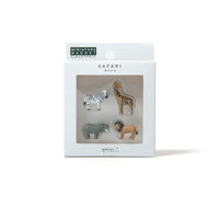 Midori Magnete „Mini Safari“ | 4er-Set mit Tierfiguren | Midori