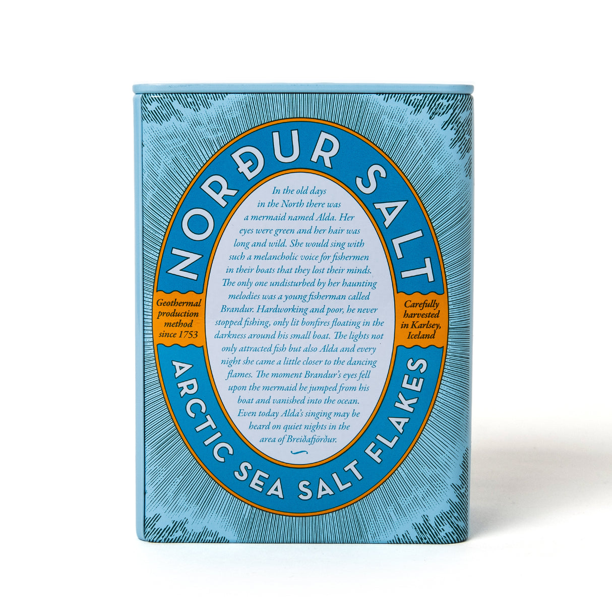 Nordur & Co Meersalzflocken Metalldose 250g | Handgeschöpft | Nordur & Co