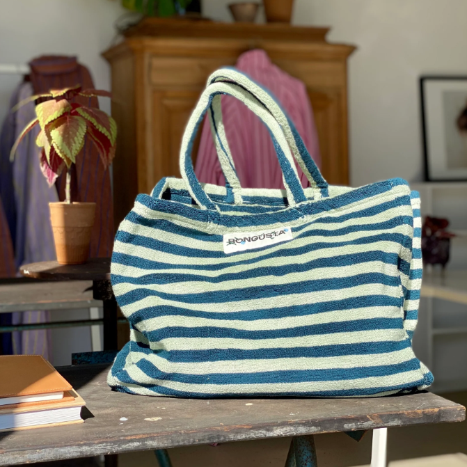 BONGUSTA Weekendbag "Naram Seafoam & Deep Teal" | BONGUSTA