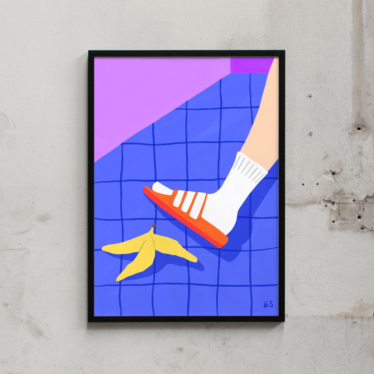 SCHEE Snapshot 1 Banana (50 x 70 cm) Fine Art Print 50 x 70 cm offene Edition