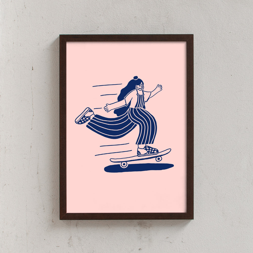 Edition Schee Skate Girl (Din A3) | Fine Art Print von Edition SCHEE wenge