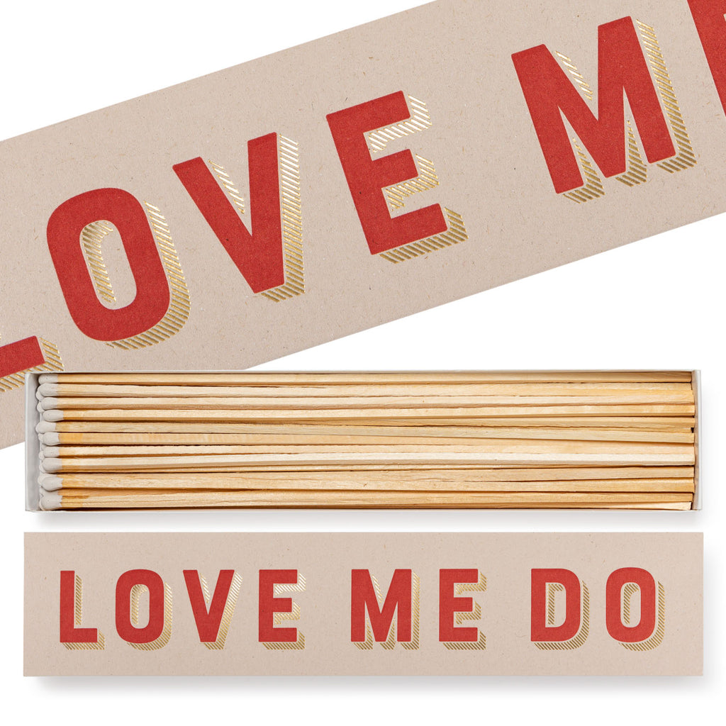 Archivist Streichhölzer The Archivist "Love me do" | 28cm aus Pappelholz