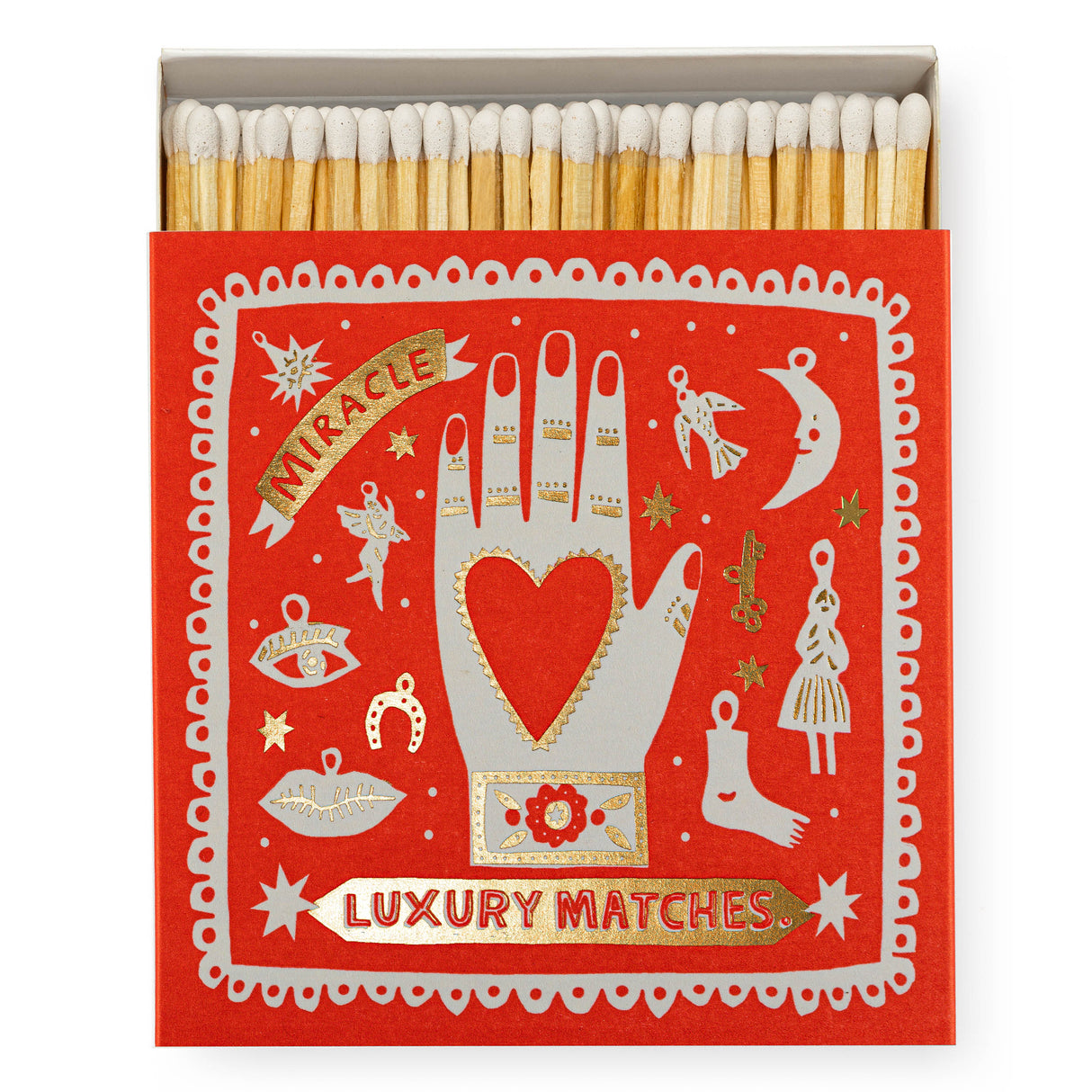 Archivist Streichhölzer The Archivist "Miracle Luxury Matches" | Square Matchbox