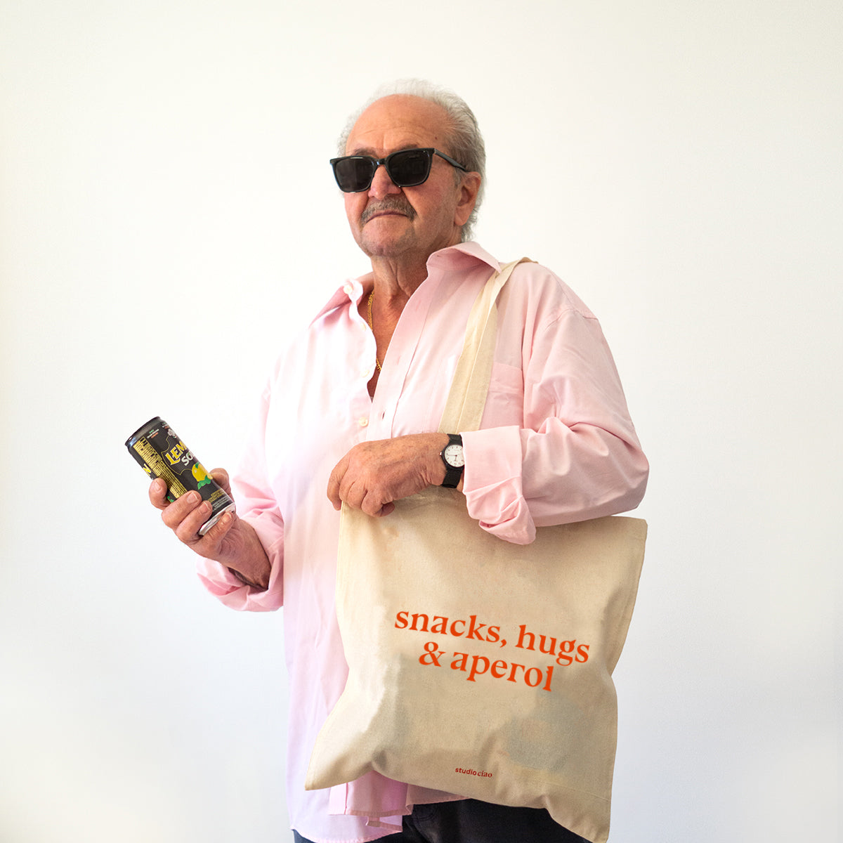 studio ciao Stofftasche "Snacks, Hugs & Aperol" | studio ciao