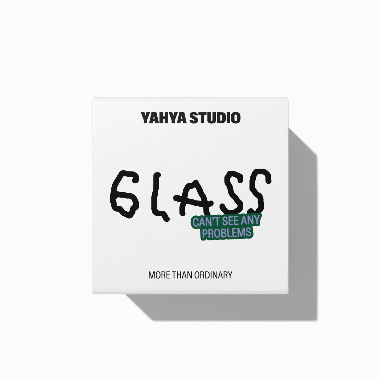 YAHYA Studio Trinkglas "Can't see any Problems"