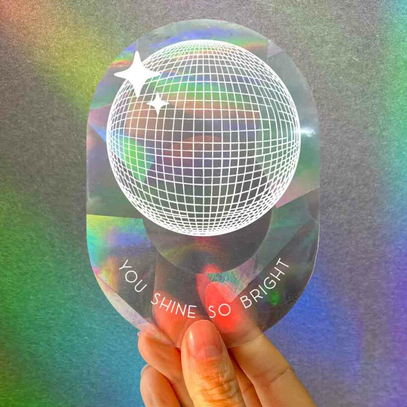 Botanopia Rainbow-Sticker Botanopia „You shine so bright“ | Für Licht & gute Laune