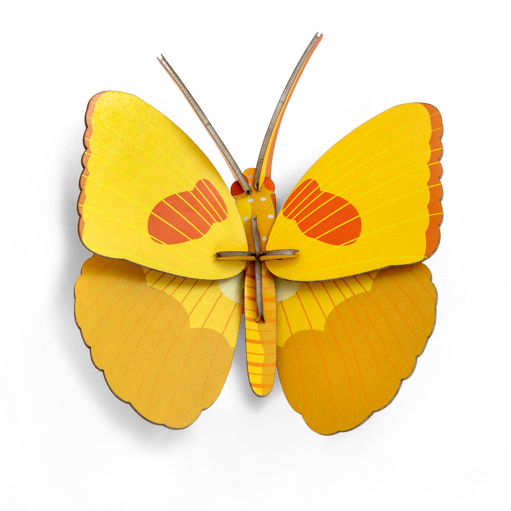 studio ROOF Wanddeko- Yellow Butterfly