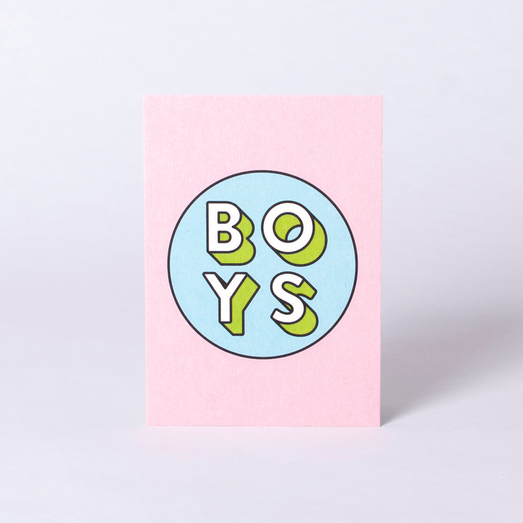 Edition SCHEE Postkarte "Boys"