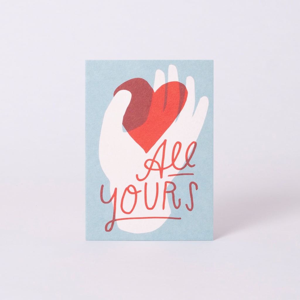 Edition SCHEE Postkarte "All your's Heart"