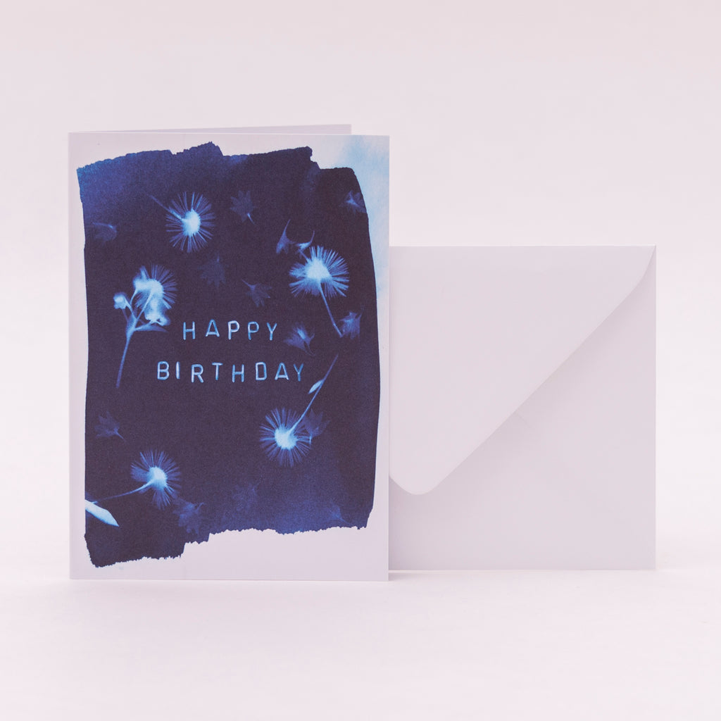 Edition SCHEE Grußkarte "Cyano Happy Birthday"