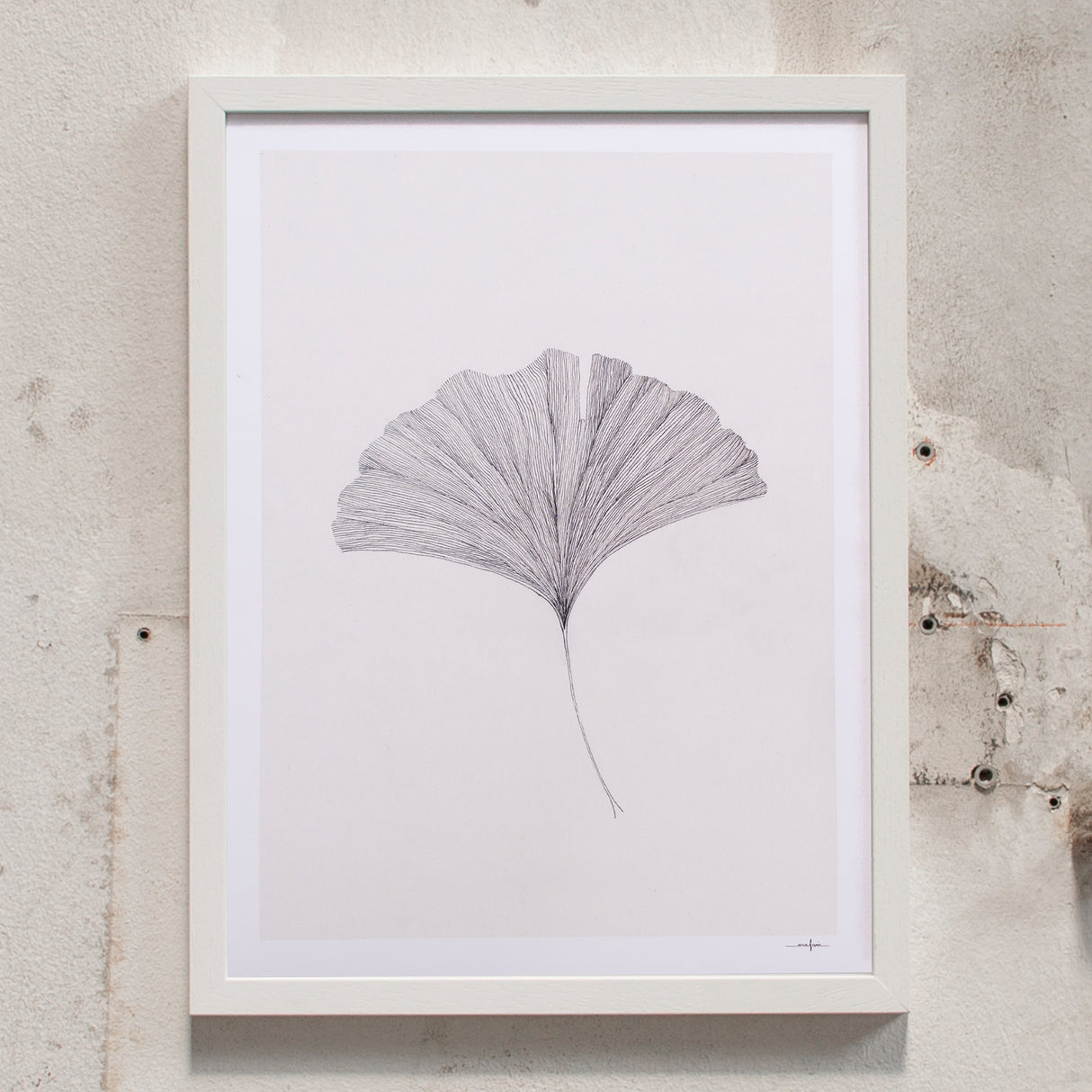 Ana Frois Gingko Leaf (30 x 40cm)