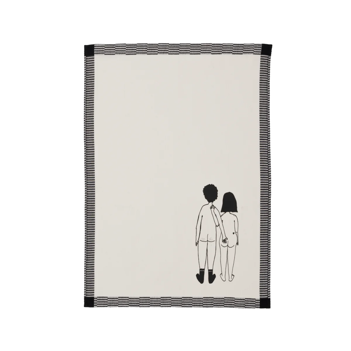 helen b Geschirrtücher helen b "Naked Couple Back / Pattern" | mit Illustrationen von Helen Blanchaert | 2 Stück