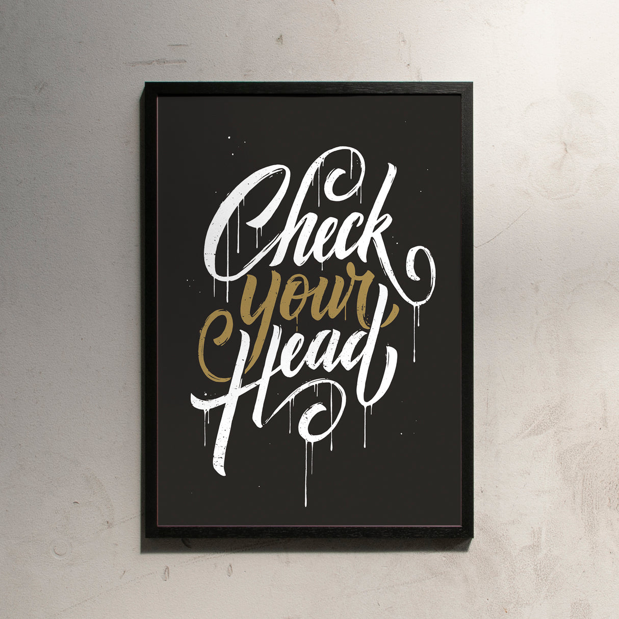 Tobias Saul Check your Head (Din A2)