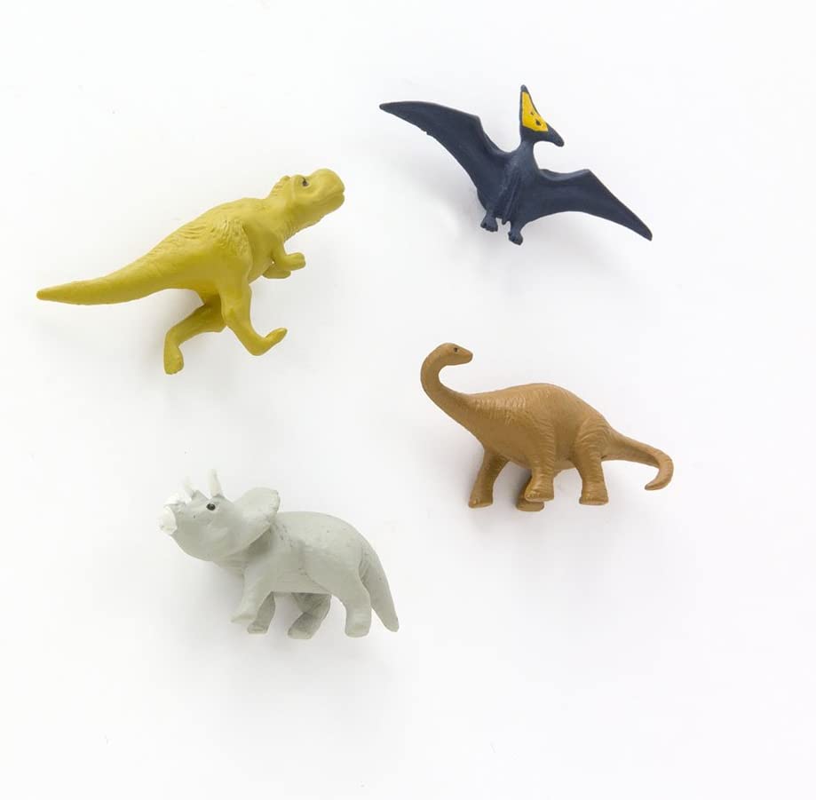 MIDORI Magnete Midori "Mini Dinosaurier" (4 Stück) | Niedliche Dinomotive als Magnet