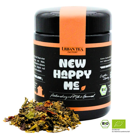 Urban Tea Factory Tee “New Happy Me” 50 g | Fruchtige Teemischung | Urban Tea Factory