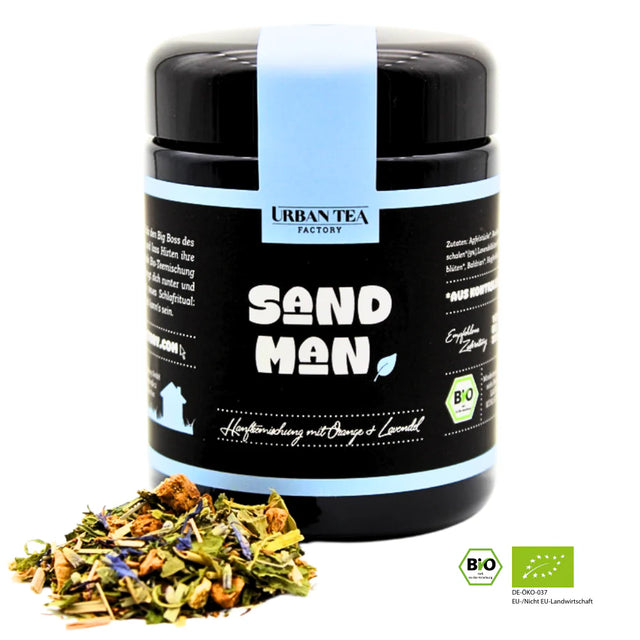 Urban Tea Factory Tee “Sandman” 50 g | Entspannende Teemischung | Urban Tea Factory