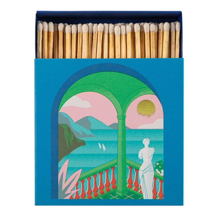 Archivist Lange Streichhölzer „A Romantic View“ von Archivist | Extra lang in Square Matchbox