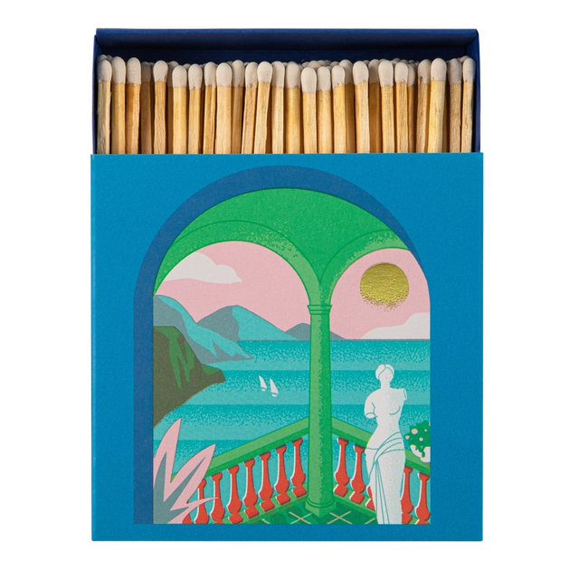 Archivist Lange Streichhölzer „A Romantic View“ von Archivist | Extra lang in Square Matchbox