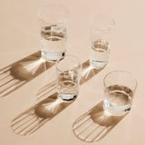 HAY Glas „Angle Glass Tall 13 cm“ | 4er Set | Hoch & stilvoll | HAY