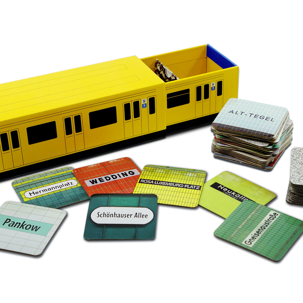 Seltmann Publishers Memospiel Seltmann “U-Bahn Berlin” | Design-Memo mit Berlin-Motiven