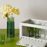 Studio About Trinkgläser „Tall Green“ (2er Set) | Schlank & elegant | Studio About