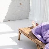 BONGUSTA Decke „Puffy Blanket Lavender“ | Weiche Steppdecke | Bongusta