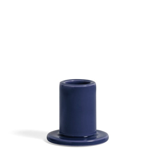 HAY Kerzenhalter „Tube Small Midnight Blue“ | Grafisch & modern | HAY