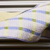 Hübsch Decke/ Überwurf „Tento Plaid Yellow“ | 140 × 200 cm | Hübsch