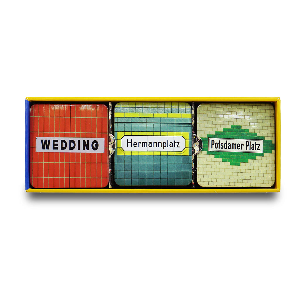 Seltmann Publishers Memospiel Seltmann “U-Bahn Berlin” | Design-Memo mit Berlin-Motiven