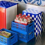 HAY Dose „Tin Container Large“ | Blue & Off-White | HAY