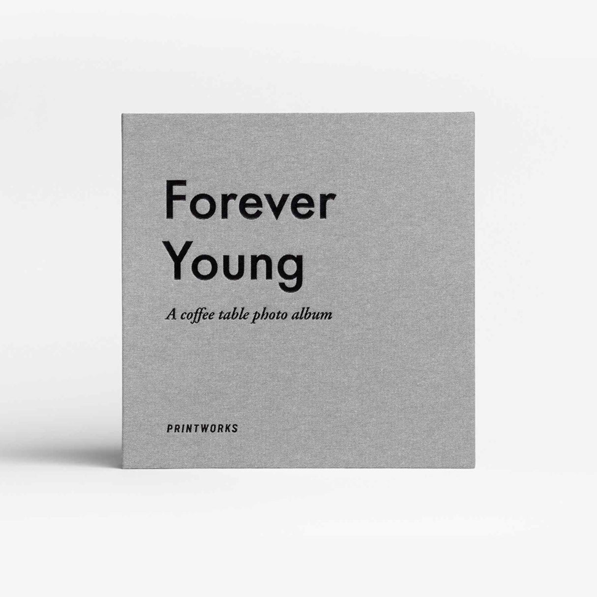 PRINTWORKS Fotoalbum “Forever Young” Small | Kompaktes Erinnerungsalbum | PRINTWORKS