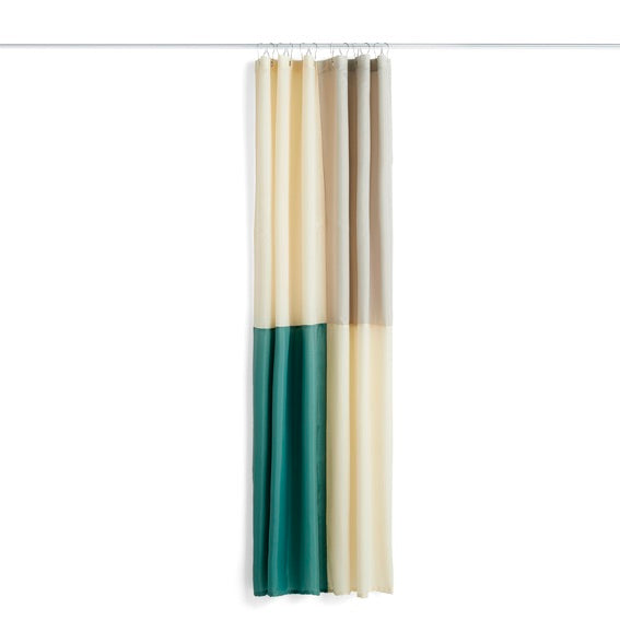 HAY Duschvorhang „Check Shower Curtain Green“ | Mit zeitlosem Muster | HAY