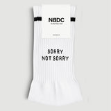 NO BAD DAYS CLUB Socken "Sorry not Sorry" No Bad Days Club | Baumwollsocken in Portugal hergestellt