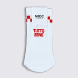 NO BAD DAYS CLUB Socken “Tutto Bene Rosso” | Italienisches Statement in Rot | NO BAD DAYS CLUB