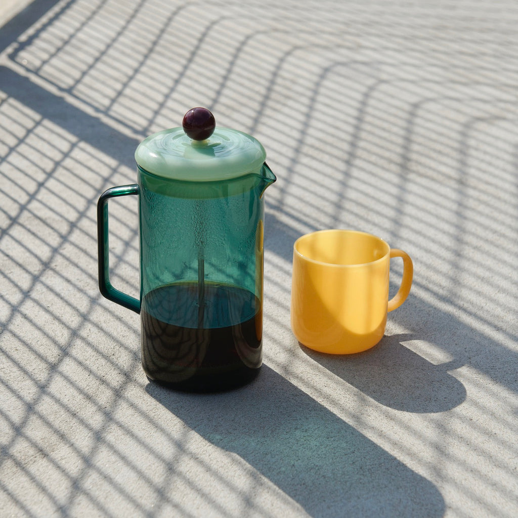 HAY French Press „Brewer Aqua“ | Klar & kaffeebereit | HAY