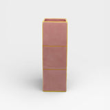 Table Machine Vase “Triple Tile” Pink & Yellow | Skulpturales Design | Table Machine