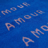BONGUSTA Teppich „Amour Amour Amour 90 cm“ | Rund & voller Liebe | BONGUSTA