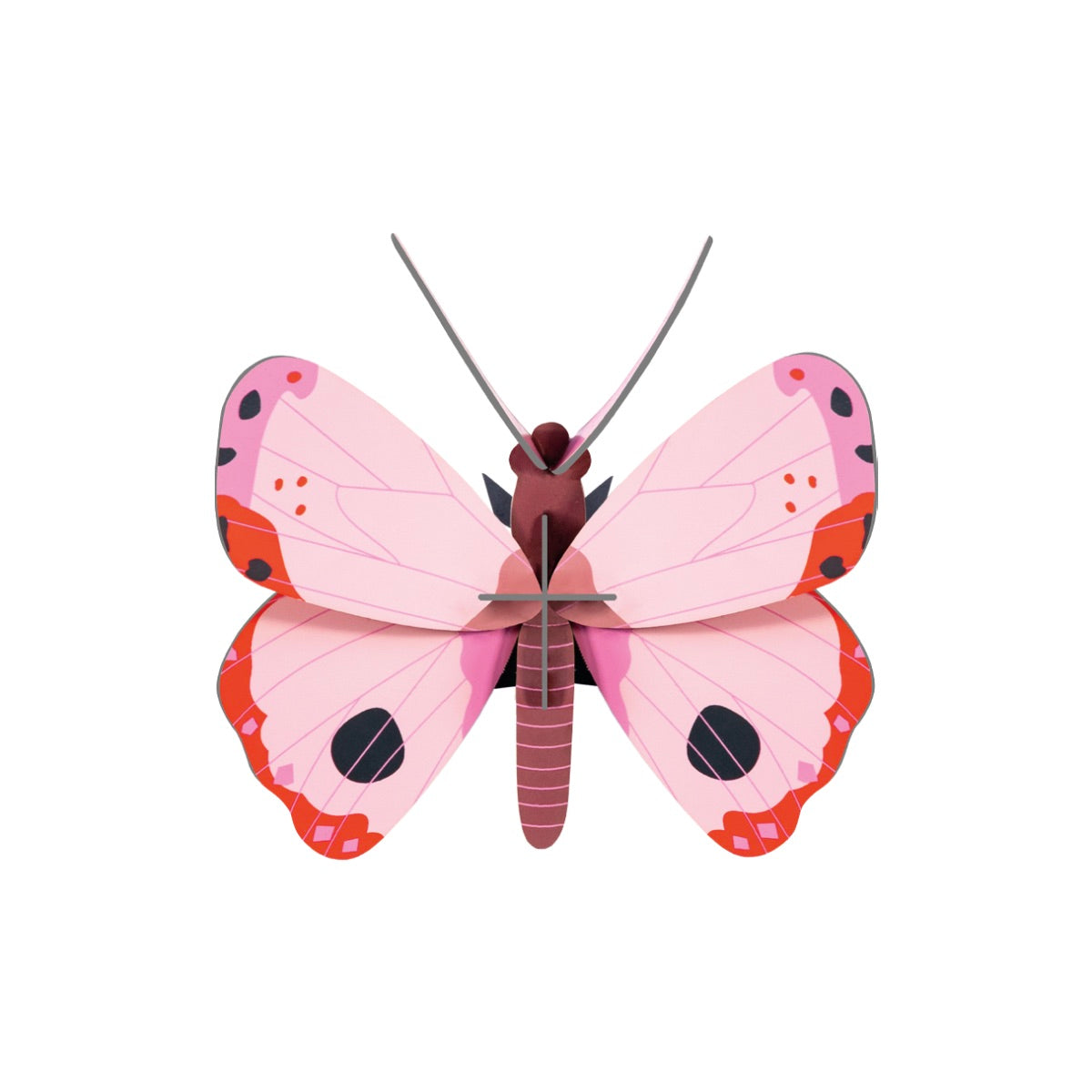 studio ROOF Wanddeko “Rosora Butterfly” | Farbintensives 3D Design | studio ROOF
