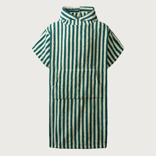 BONGUSTA Poncho „Naram Seafoam & Deep Teal L/XL“ | Cool & komfortabel | BONGUSTA
