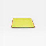 Table Machine Dessert-Teller-Set “Tile” 4 Stk. Yellow & Orange | 4er-Set | Table Machine