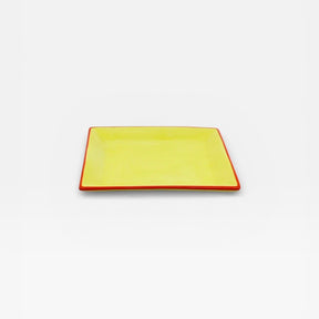 Table Machine Dessert-Teller-Set “Tile” 4 Stk. Yellow & Orange | 4er-Set | Table Machine