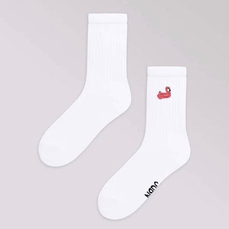 NO BAD DAYS CLUB Socken “Floating Flamingo” | Sommerliche Statement Socken | NO BAD DAYS CLUB