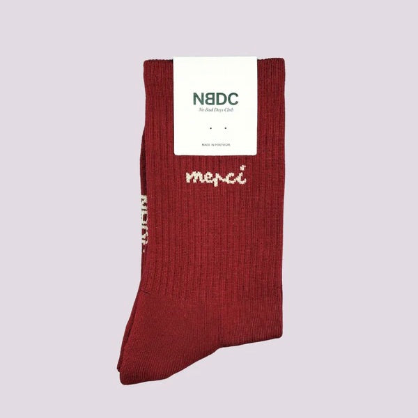 NO BAD DAYS CLUB Socken “Merci” | Danke mit jedem Schritt | NO BAD DAYS CLUB