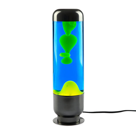 Balvi Lava Lampe “Capsule” Blue/Lime | Retro Design | Balvi